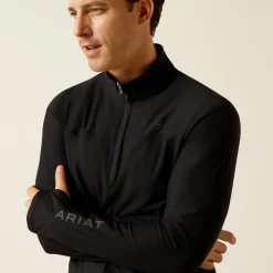 Ariat Oberteile & T-Shirts*Lowell 3.0 1/4 Zip Baselayer BLACK