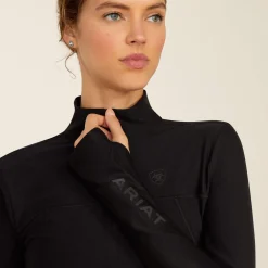 Ariat Oberteile & T-Shirts*Lowell 3.0 1/4 Zip Baselayer BLACK