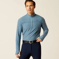 Ariat Oberteile & T-Shirts*Lowell 3.0 1/4 Zip Baselayer BLUESTONE
