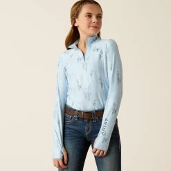 Ariat Oberteile & T-Shirts*Lowell 3.0 1/4 Zip Baselayer SKETCH HORSE