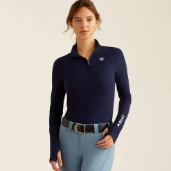 Ariat Oberteile & T-Shirts*Lowell 3.0 1/4 Zip Baselayer NAVY ECLIPSE