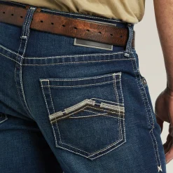 Ariat Denim|Denim*M5 Straight Stretch Remming Stackable Straight Leg Jean FORD