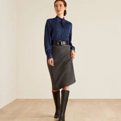 Ariat Strickmode & Cardigans|Kleider & Röcke*Malvern Skirt CHARCOAL