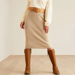 Ariat Kleider & Röcke|Strickmode & Cardigans*Malvern Skirt OATMEAL HEATHER
