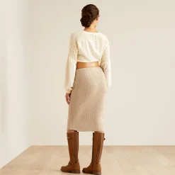 Ariat Kleider & Röcke|Strickmode & Cardigans*Malvern Skirt OATMEAL HEATHER