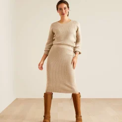 Ariat Kleider & Röcke|Strickmode & Cardigans*Malvern Skirt OATMEAL HEATHER