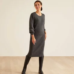 Ariat Sweatshirts & Hoodies|Strickmode & Cardigans*Malvern Sweater CHARCOAL