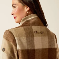 Ariat Oberbekleidung*Marland Jacket CAMEL BUFFALO PLAID