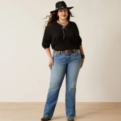 Ariat Denim|Denim*Mid Rise Allison Boot Cut Jeans CALIFORNIA