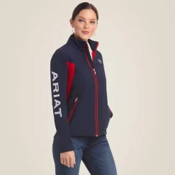 Ariat Oberbekleidung*New Team Softshell Jacket NAVY/RED