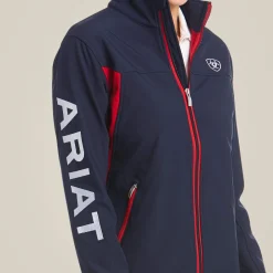 Ariat Oberbekleidung*New Team Softshell Jacket NAVY/RED