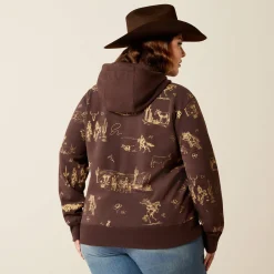 Ariat Hoodies & Sweatshirts|Sweatshirts & Hoodies*Ranchin Hoodie RANCHIN PRINT