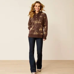 Ariat Hoodies & Sweatshirts|Sweatshirts & Hoodies*Ranchin Hoodie RANCHIN PRINT