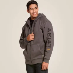 Ariat Hoodies & Sweatshirts|Work*Rebar All-Weather Full Zip Hoodie REBAR_GREY