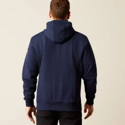 Ariat Hoodies & Sweatshirts|Work*Rebar All-Weather Insulated Full Zip Hoodie NAVY