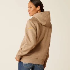 Ariat Hoodies & Sweatshirts|Work*Rebar All-Weather Sherpa Full Zip Hoodie OATMEAL HEATHER