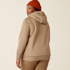 Ariat Hoodies & Sweatshirts|Work*Rebar All-Weather Sherpa Full Zip Hoodie OATMEAL HEATHER