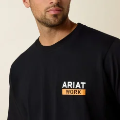 Ariat Tops & T-Shirts|Work*Rebar Cotton Strong Roughneck Graphic T-Shirt BLACK