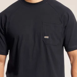 Ariat Tops & T-Shirts|Tops & T-Shirts*Rebar Cotton Strong T-Shirt BLACK