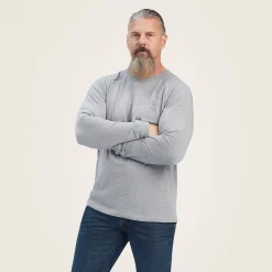 Ariat Tops & T-Shirts|Work*Rebar Cotton Strong T-Shirt HEATHER GREY