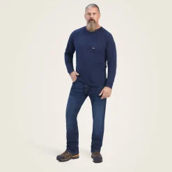 Ariat Tops & T-Shirts|Work*Rebar Cotton Strong T-Shirt NAVY
