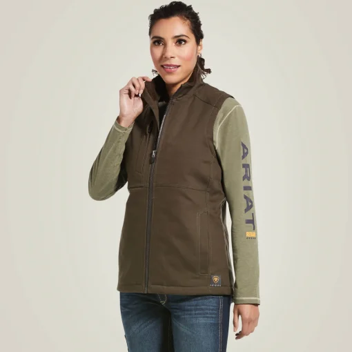 Ariat Jacken|Work*Rebar DuraCanvas Insulated Gilet WREN