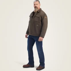 Ariat Jacken|Work*Rebar DuraCanvas Sherpa-Lined Coat WREN