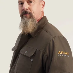 Ariat Jacken|Work*Rebar DuraCanvas Sherpa-Lined Coat WREN