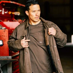 Ariat Jacken|Work*Rebar DuraCanvas Sherpa-Lined Coat WREN