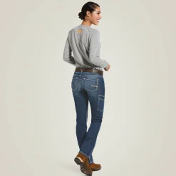 Ariat Arbeitsjeans|Work*Rebar DuraStretch Riveter Straight Leg Jean NIGHTRIDE