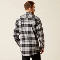 Ariat Tops & T-Shirts|Work*Rebar Flannel DuraStretch Work Shirt CHARCOAL GREY