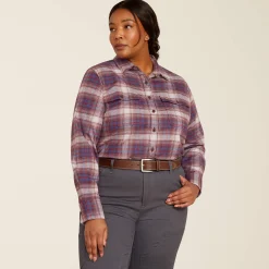 Ariat Tops & T-Shirts|Oberteile & T-Shirts*Rebar Flannel DuraStretch Work Shirt PEARL GREY
