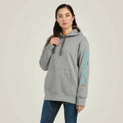 Ariat Hoodies & Sweatshirts|Work*Rebar Graphic Hoodie HEATHER GREY