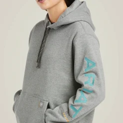 Ariat Hoodies & Sweatshirts|Work*Rebar Graphic Hoodie HEATHER GREY