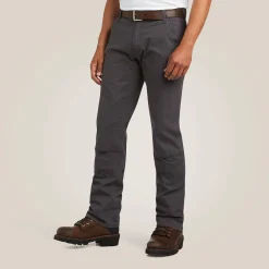 Ariat Arbeitshosen|Work*Rebar M7 DuraStretch Made Tough Double Front Straight Trouser REBAR GREY