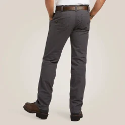 Ariat Arbeitshosen|Work*Rebar M7 DuraStretch Made Tough Double Front Straight Trouser REBAR GREY