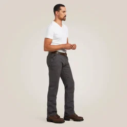 Ariat Arbeitshosen|Work*Rebar M7 DuraStretch Made Tough Double Front Straight Trouser REBAR GREY