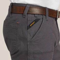 Ariat Arbeitshosen|Work*Rebar M7 DuraStretch Made Tough Double Front Straight Trouser REBAR GREY