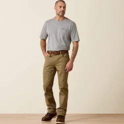 Ariat Arbeitshosen|Work*Rebar M7 Slim DuraStretch Made Tough Straight Trouser FIELD KHAKI
