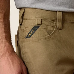 Ariat Arbeitshosen|Work*Rebar M7 Slim DuraStretch Made Tough Straight Trouser FIELD KHAKI