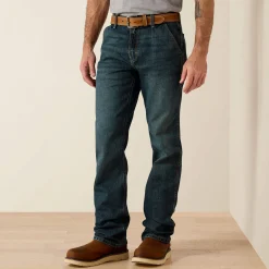 Ariat Arbeitsjeans|Arbeitshosen*Rebar M7 Slim DuraStretch Workhorse Straight Leg Jean MCCOY