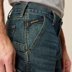 Ariat Arbeitsjeans|Arbeitshosen*Rebar M7 Slim DuraStretch Workhorse Straight Leg Jean MCCOY