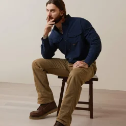 Ariat Tops & T-Shirts|Oberteile & T-Shirts*Rebar Made Tough VentTEK DuraStretch Work Shirt NAVY