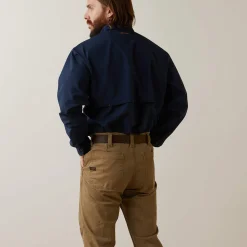 Ariat Tops & T-Shirts|Oberteile & T-Shirts*Rebar Made Tough VentTEK DuraStretch Work Shirt NAVY