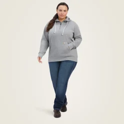 Ariat Hoodies & Sweatshirts|Work*Rebar Skill Set 1/2 Zip Hoodie HEATHER GREY