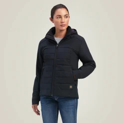 Ariat Jacken|Work*Rebar Valkyrie Stretch Canvas Insulated Jacket BLACK
