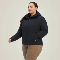 Ariat Jacken|Work*Rebar Valkyrie Stretch Canvas Insulated Jacket BLACK
