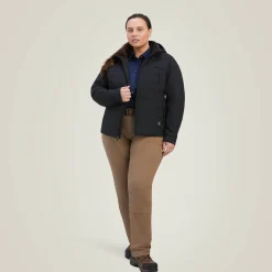 Ariat Jacken|Work*Rebar Valkyrie Stretch Canvas Insulated Jacket BLACK
