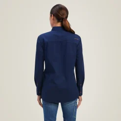 Ariat Tops & T-Shirts|Work*Rebar Washed Twill Work Shirt NAVY