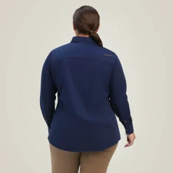 Ariat Tops & T-Shirts|Work*Rebar Washed Twill Work Shirt NAVY